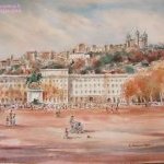 Claude HUGOUVIEUX (aquarelle)